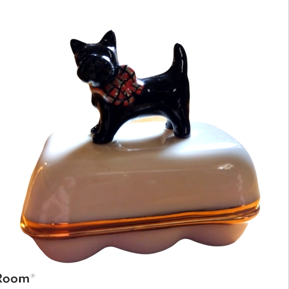 Vintage Scottie Dog with eggs - Picture 3 of 11